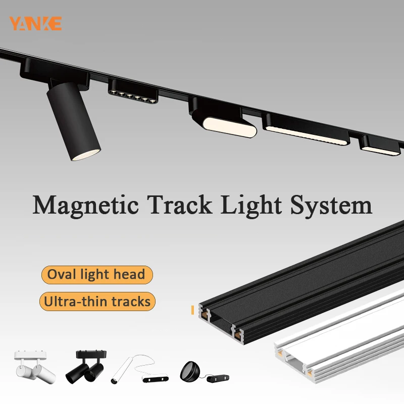 Outdoor Lighting Track - UT-Pro série luz de pista magnética