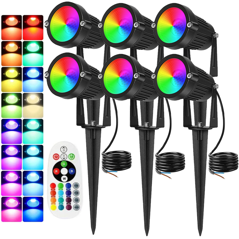 Outdoor Lighting And Landscape - Iluminação de paisagem RGBW 10W com