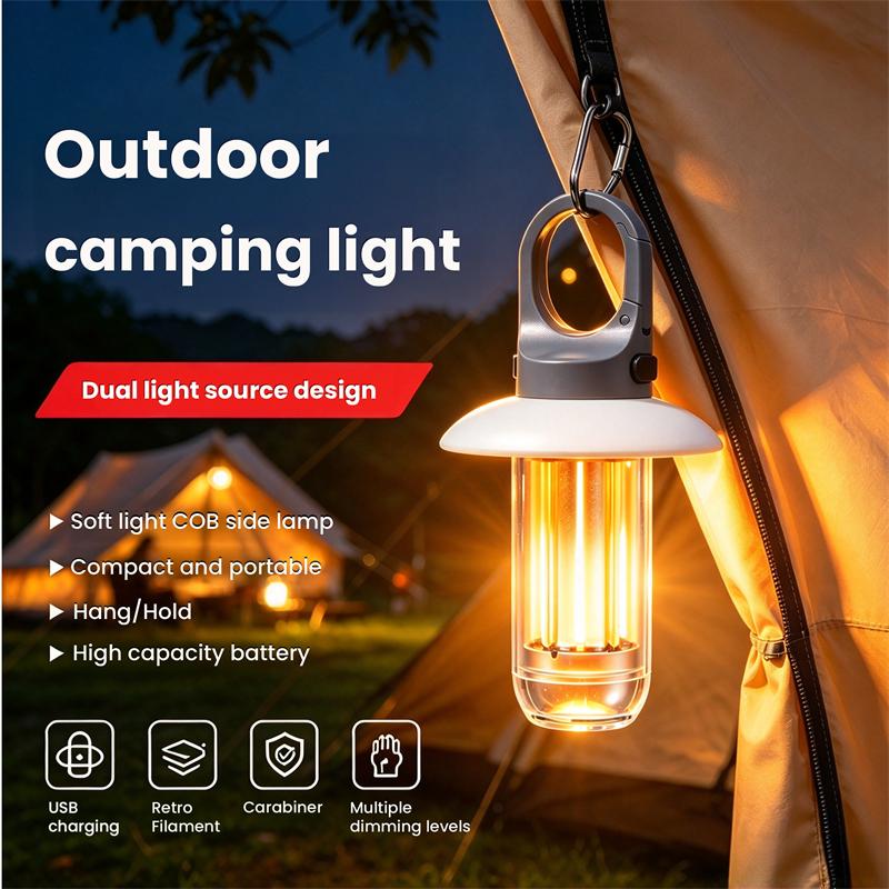 Lanterna LED recarregável com  - Outdoor Lighting Waterproof avaliação e preço