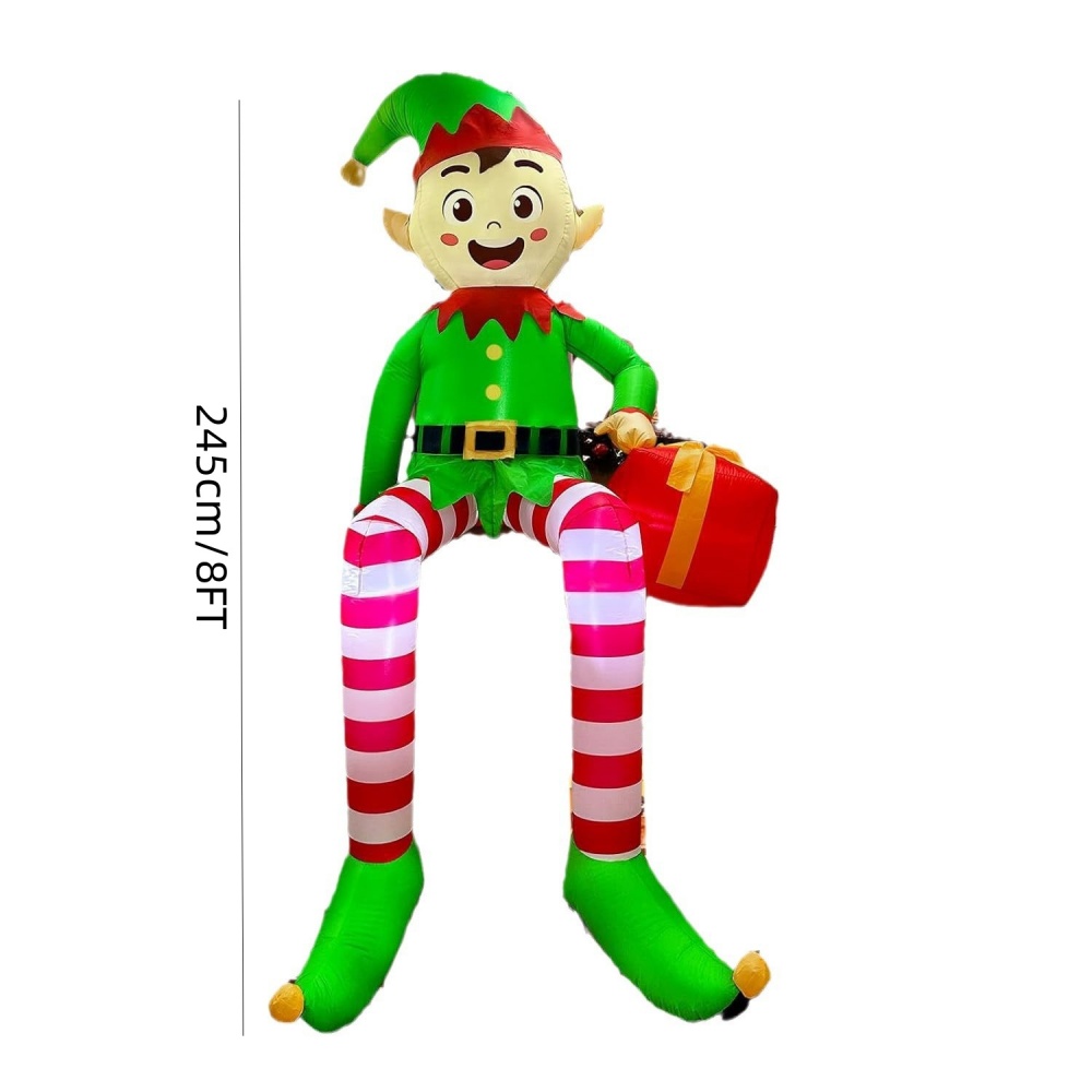 8ft infláveis de natal sentado - Outdoor Lighting Effects avaliação e preço