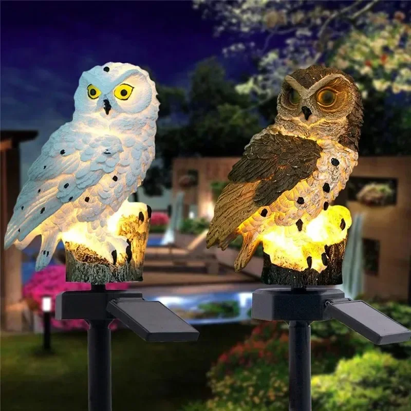 Estátua de Coruja Solar com Lu - Outdoor Lighting Effects avaliação e preço