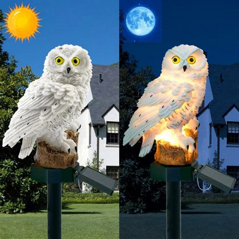 Estátua de Coruja Solar com Lu - Outdoor Lighting Effects avaliação e preço
