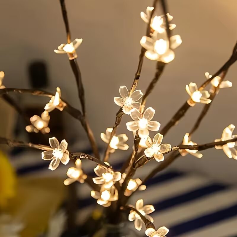 Luzes de ramo de cerejeira com - Outdoor Lighting Effects avaliação e preço
