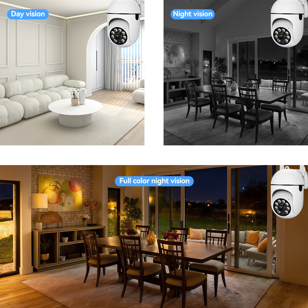 8mp 2.4g wifi ip cctv câmera c - Outdoor Lighting Track avaliação e preço