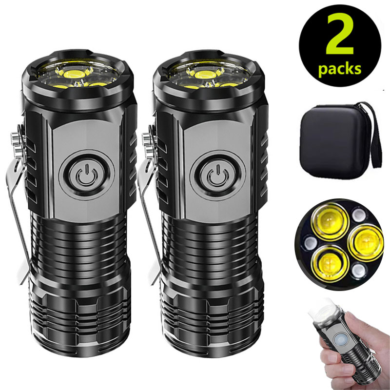 Mini lanterna 3LED com clipe d - Outdoor Lighting Black avaliação e preço
