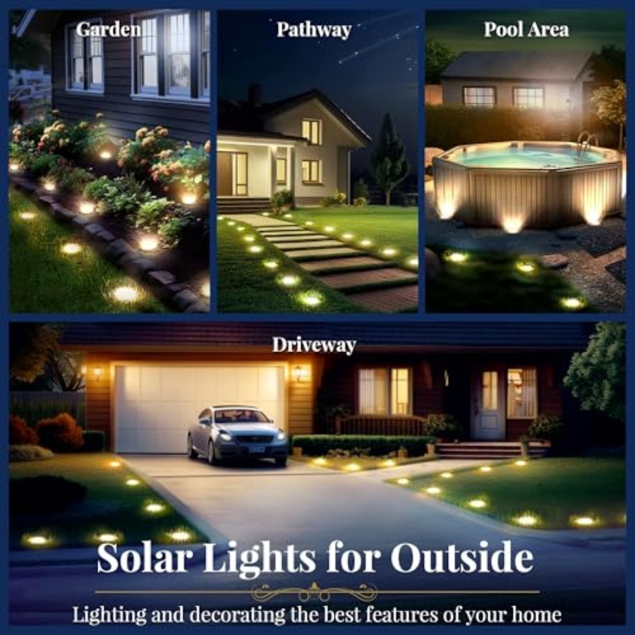 Luzes Solares de Solo, Luzes S - Outdoor Lighting And Landscape avaliação e preço