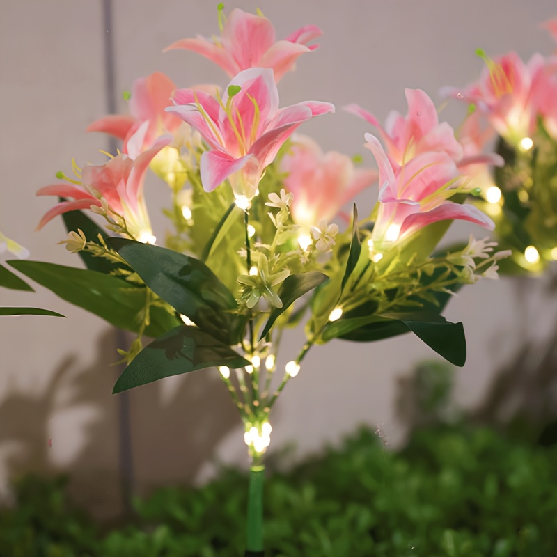 Luzes Solares de Jardim Lírio  - Outdoor Lighting Effects avaliação e preço